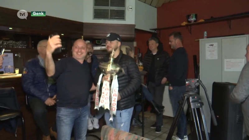 Luca Brecel als held ontvangen in snookerclub Genk