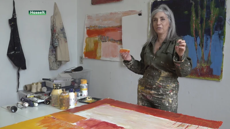 Joëlle Kalmès zet atelier open tijdens Kunstennacht Hasselt