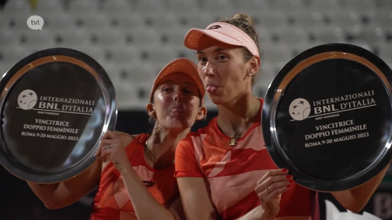 Elise Mertens pakt dubbeltitel in Rome