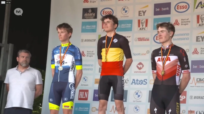 Wellenaar Jarno Widar nu ook Belgisch kampioen bij de junioren