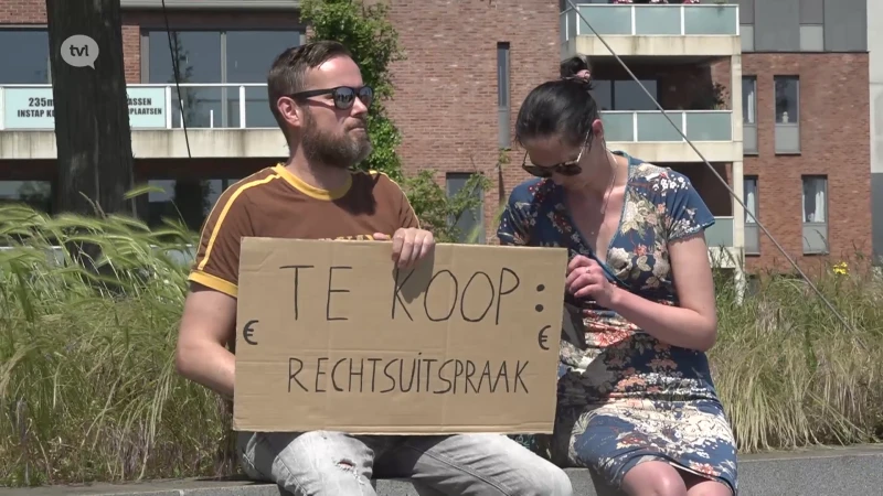 Net geen 100 protestanten in Hasselt tegen vonnis in zaak-Reuzegom