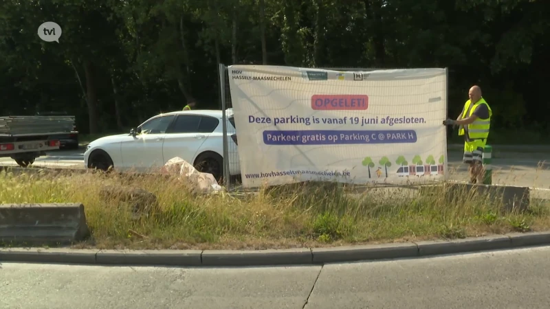 Parkeerplaatsen Boudewijnlaan in Hasselt verdwijnen voor werken aan Spartacuslijn