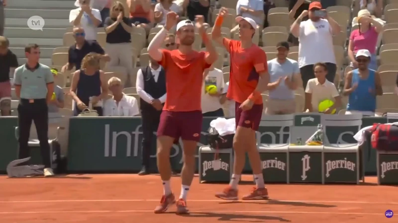 Joran Vliegen & Sander Gillé naar dubbelfinale op Roland Garros