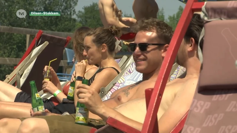 Net geen tropische dag: waterpret in Maasmechelen bij 29 graden