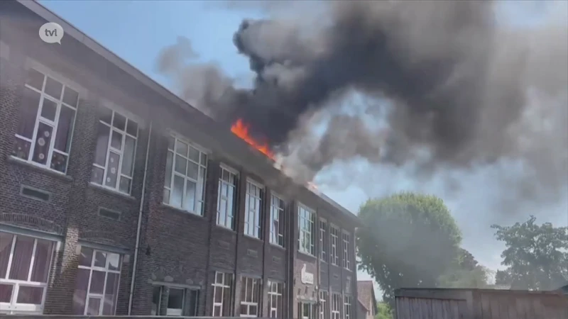 Uitslaande brand in kleuterschool Veldwezelt