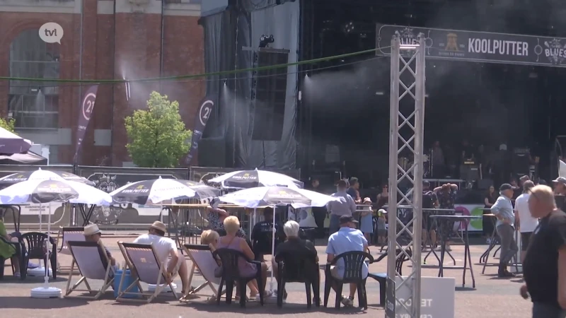 Evenementen nemen maatregelen tegen extreme hitte: Be-Mine Blues voorziet vernevelaars en extra schaduw