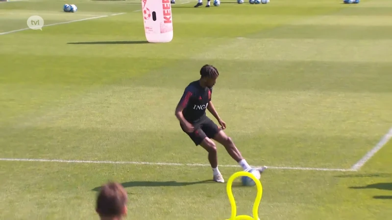 Mike Trésor voelt zich goed bij de Rode Duivels