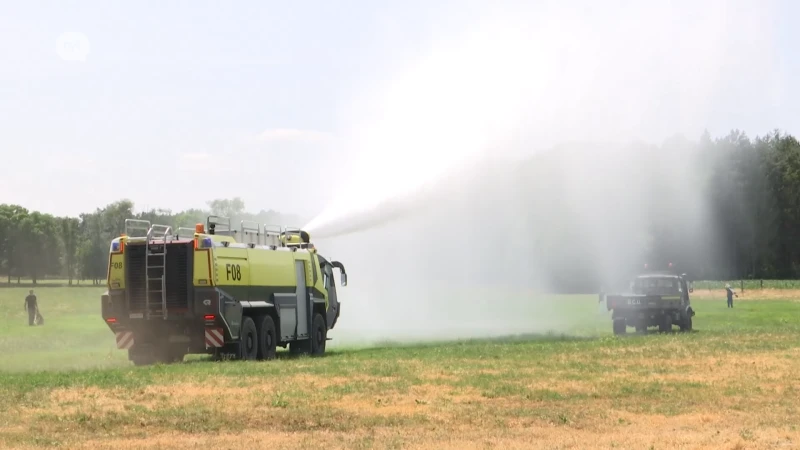 Luchtmachtbasis Kleine Brogel oefent rampscenario