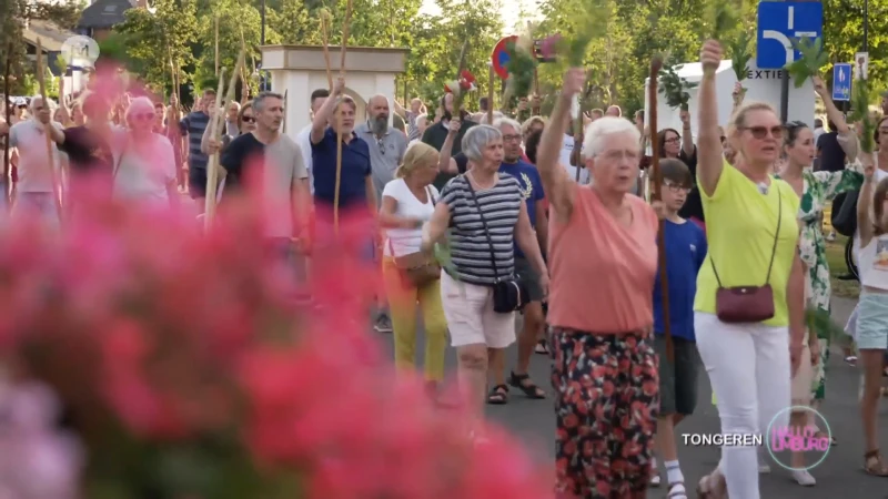 Kroningsfeesten: repetitie processie