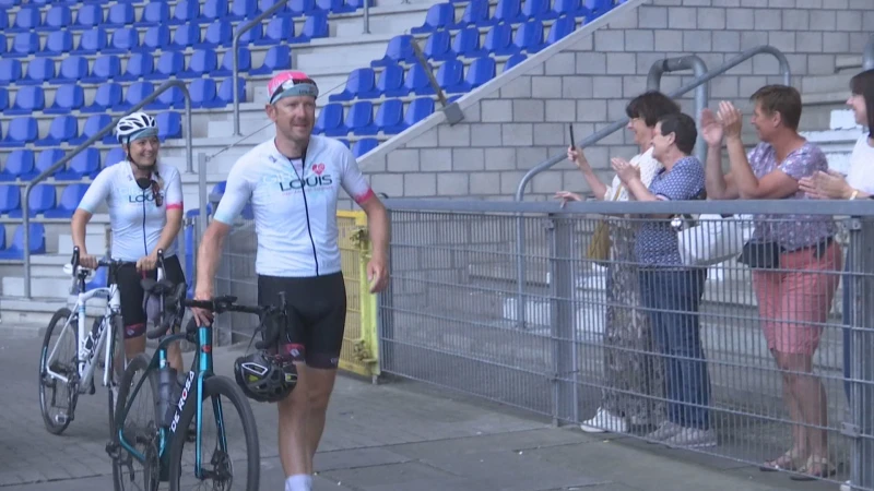 Bilzenaar fietste van Milaan tot Genk voor zoon met autisme én het goede doel