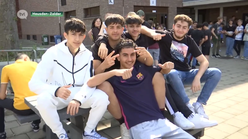 Leerlingen vieren einde schooljaar met groot feest in Heusden-Zolder