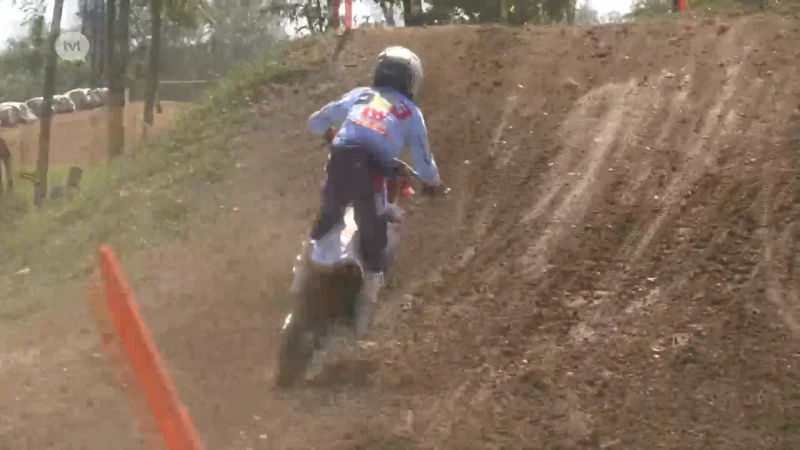 Jarne Bervoets pakt zilver op WK motorcross 85cc