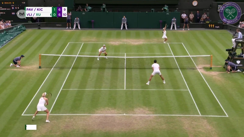 Elise mertens naar dubbelfinale, Joran Vliegen grijpt naast dubbeltitel op Wimbledon