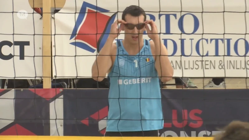 Maaslander Berre Peters wint manche BK beachvolley in Kinrooi