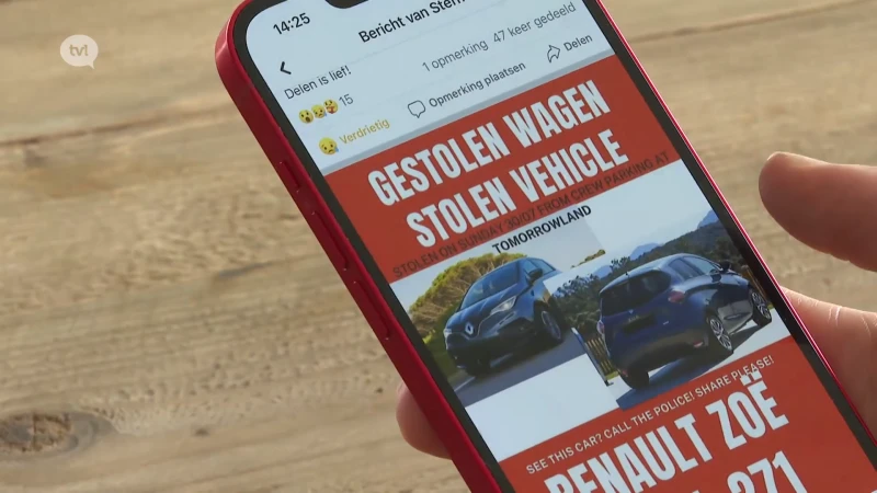 Steffi Decoutere uit Oudsbergen zoekt dieven die haar wagen stalen op parking Tomorrowland