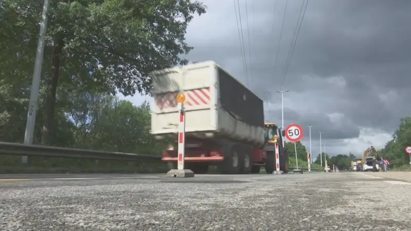 Dit weekend grote hinder op Boudewijnlaan in Diepenbeek