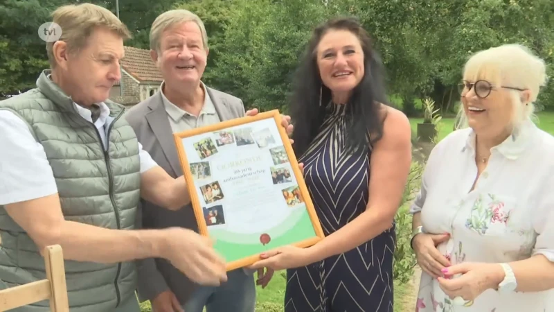 Sabine De Vos 30 jaar ambassadeur van vzw Cunina
