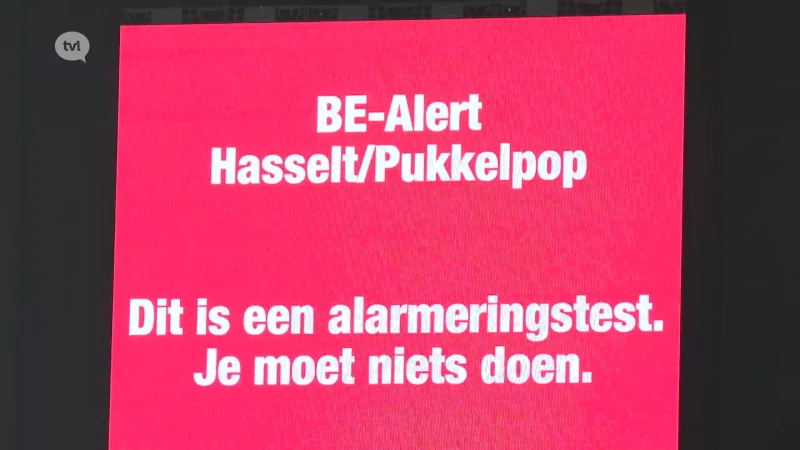 Be-Alert getest op Pukkelpop