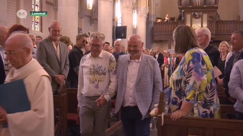 Primeur: Peter en Koen laten homohuwelijk kerkelijk inzegenen in Lommel