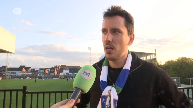 Toekomstig voorzitter Sam Kerkhofs ziet Sporting Hasselt eerste competitiewedstrijd verliezen