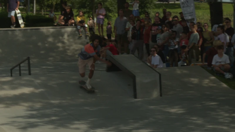Belgische top skateboarden verzamelt in Bilzen
