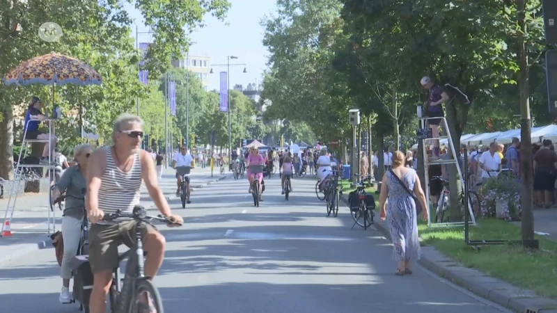 Groene boulevard wordt culinaire ring op autoloze zondag in Hasselt