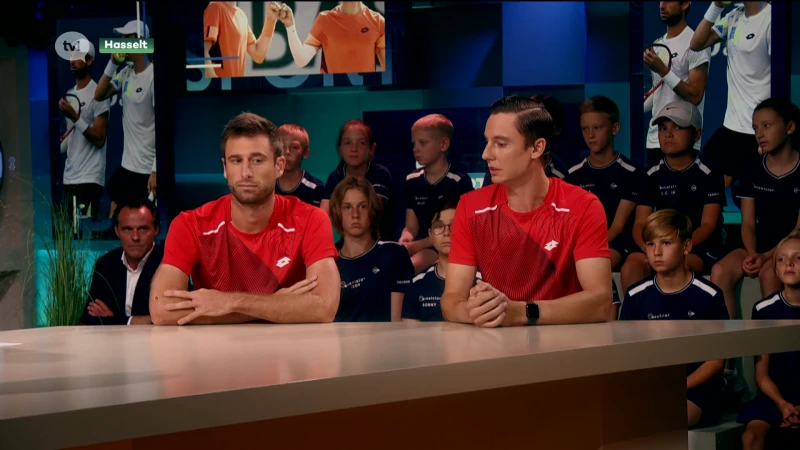 Limburgers Gillé en Vliegen klaar voor Davis Cup duel in Hasselt: "Mensen mogen verwachten dat we gaan winnen"