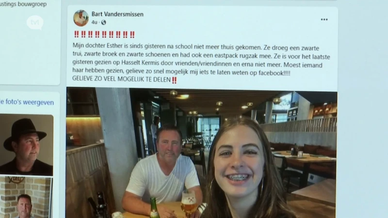 Onrustwekkende verdwijning van meisje van 13 na Hasselt kermis