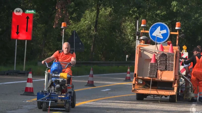 Bedding vrijgemaakt voor trambus in Genk