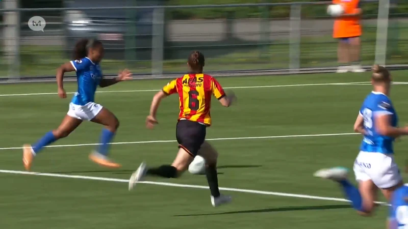 KRC Genk Ladies winnen met 4-1 van KV Mechelen dankzij 16-jarige De Meester