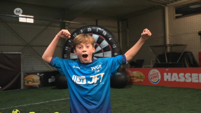 Dribbelkoning Junior: Simon van den Berg (JVGR)