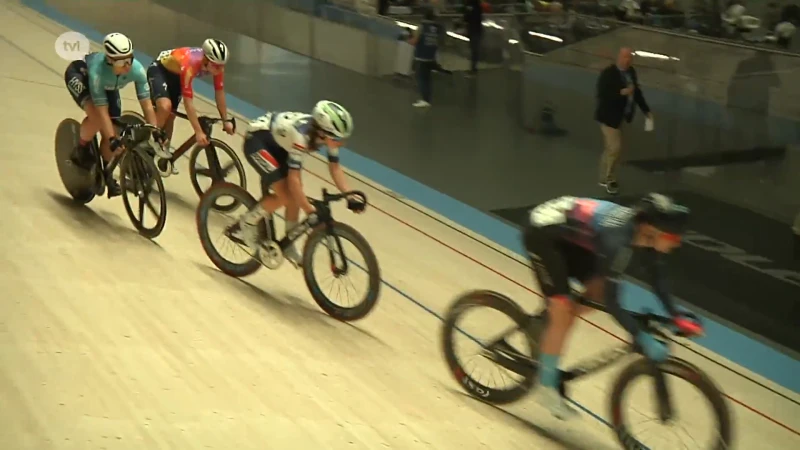 Belgische top aan het werk tijdens BK baanwielrennen in Velodroom Heusden-Zolder