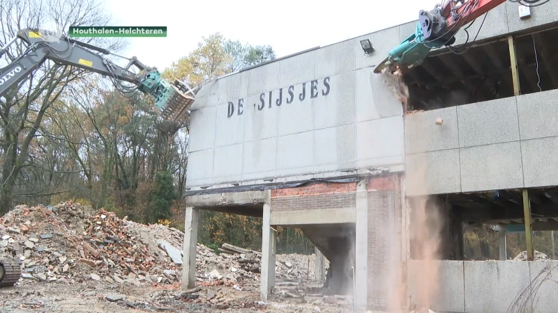 Houthalen-Helchteren: gebouw kinderdagverblijf De Sijsjes tegen de vlakte