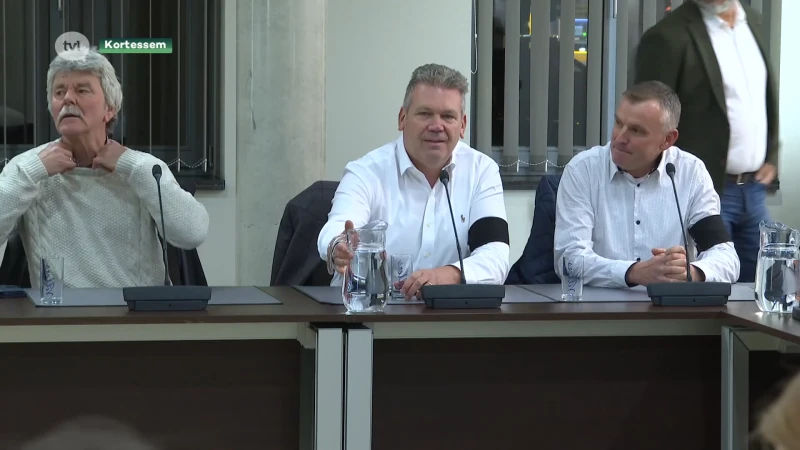 Rouwbanden tonen ongenoegen Open Vld in Kortessem over fusie met Hasselt
