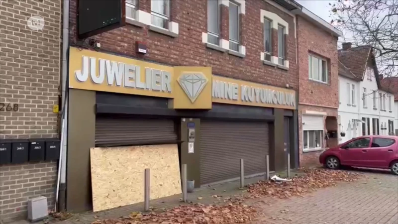 Ramkraak gepleegd op juwelier in Beringen