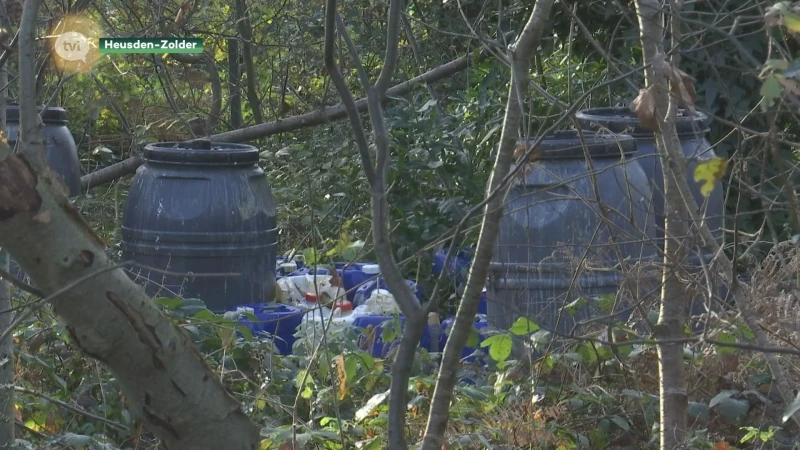 Drugsvaten gedumpt in Heusden-Zolder