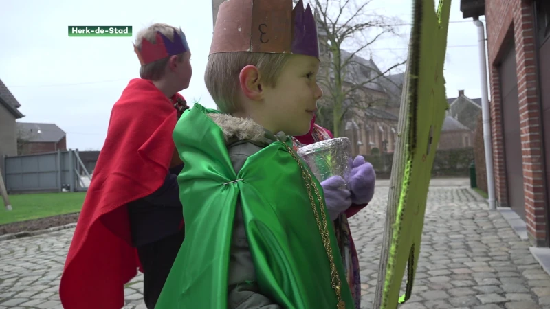 Zingen bij Driekoningen in Herk-de-Stad
