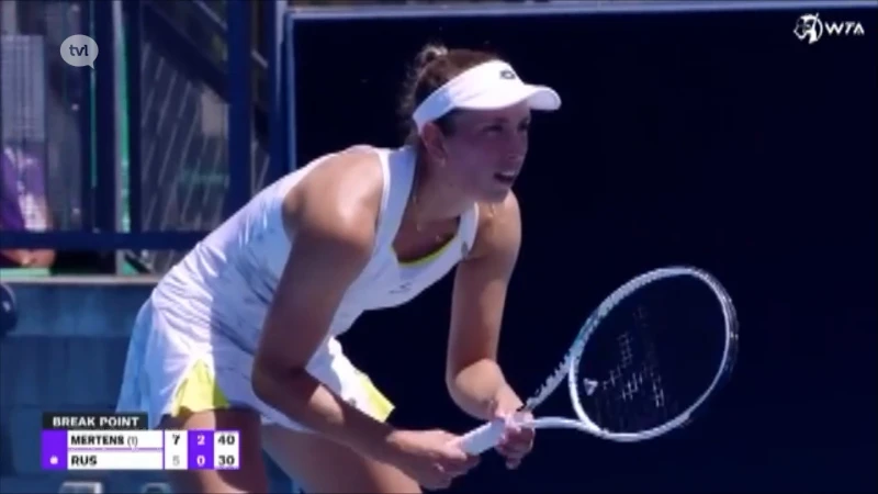 Elise Mertens en Zizou Bergs doen het goed in Australië