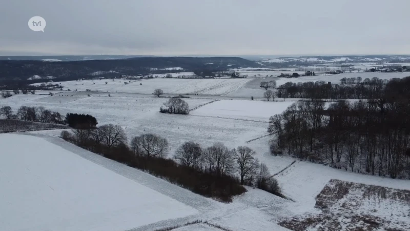 Sneeuwlandschap in Voeren