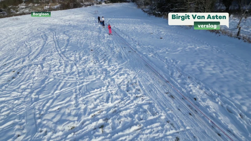 Buurtbewoner installeert skilift aan klooster van Colen in Kerniel