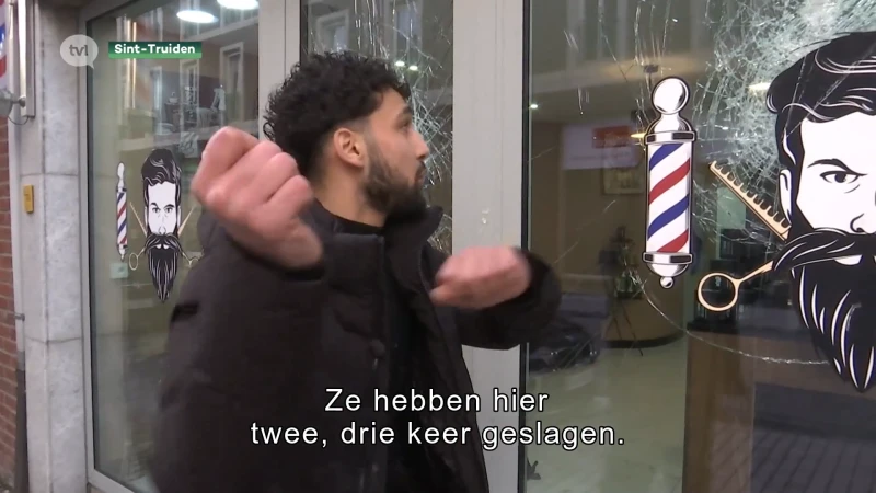Palestijnse kapper in Sint-Truiden slachtoffer van vandalisme