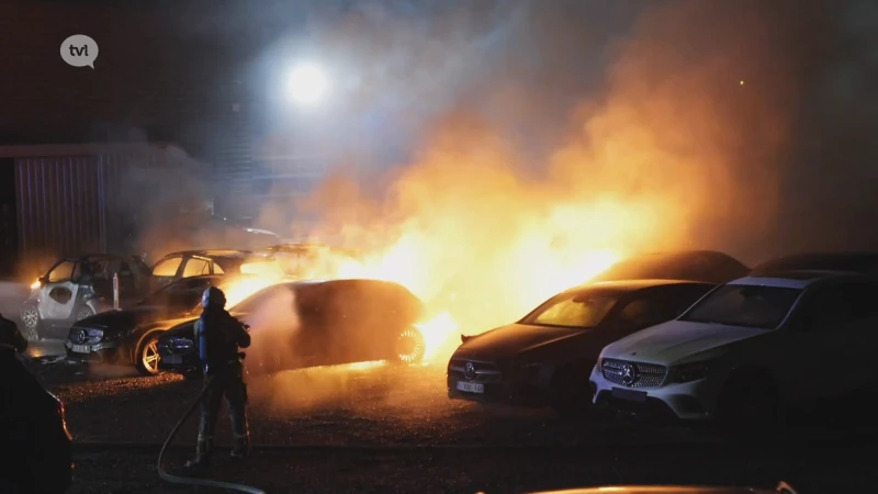 Brand bij Mercedes garage in Hasselt is aangestoken: "Minstens voor 1 miljoen euro schade"