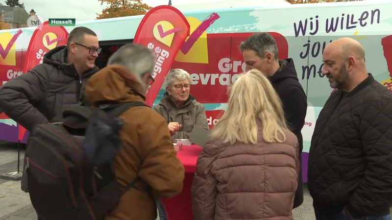 Gaby Colebunders (PVDA): " We willen een stap naar links zetten, want rechts brengt alleen maar haat"