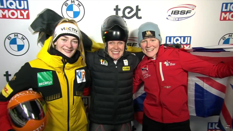 Kim Meylemans is Europees kampioen skeleton