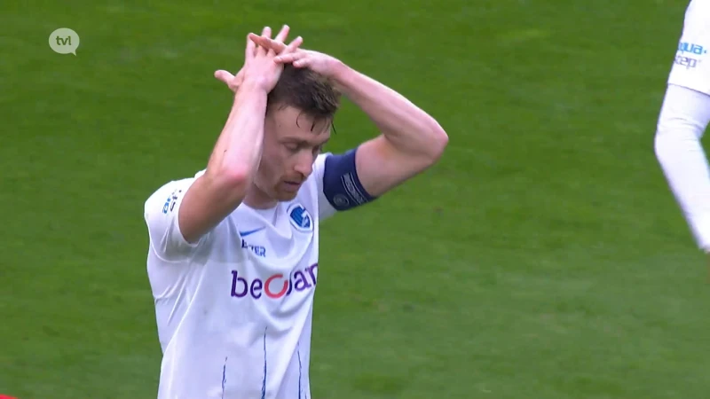 Racing Genk valt uit top 6 na gelijkspel in Mechelen