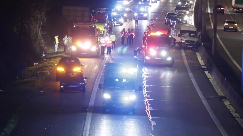 Dodelijk ongeval op E313