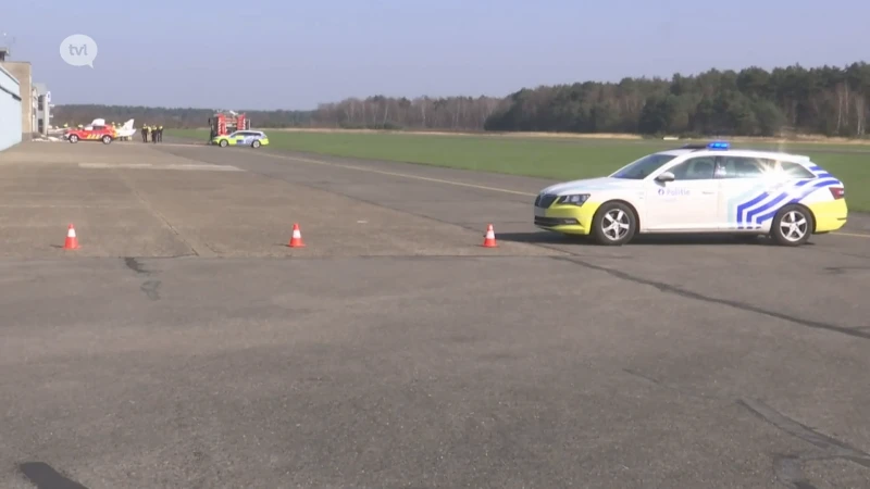 Vliegtuig stort neer in Zwartberg