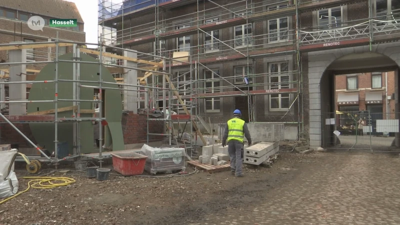 Restauratie Begijnhof in Hasselt is in volle gang