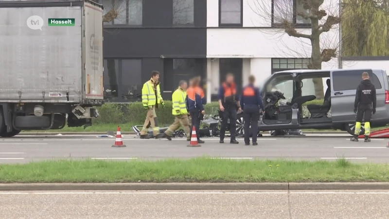 Bilzenaar bevrijd na ongeval met taxi