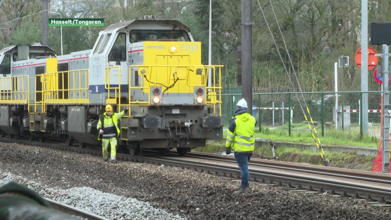 Vijf dagen geen trein tussen Hasselt en Tongeren in april